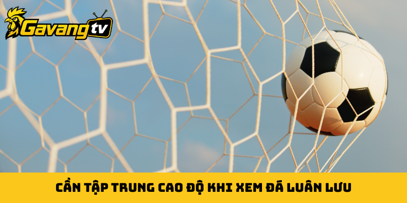 Cần tập trung cao độ khi xem đá luân lưu