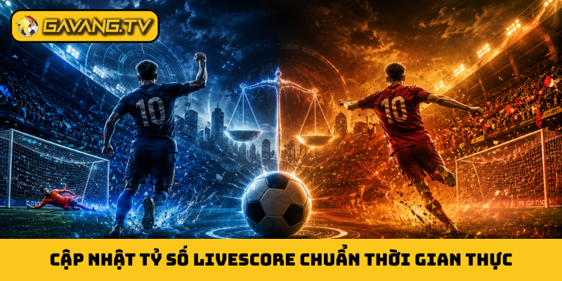 Cập nhật tỷ số livescore chuẩn thời gian thực