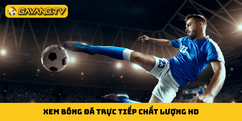 Xem bóng đá trực tiếp chất lượng HD
